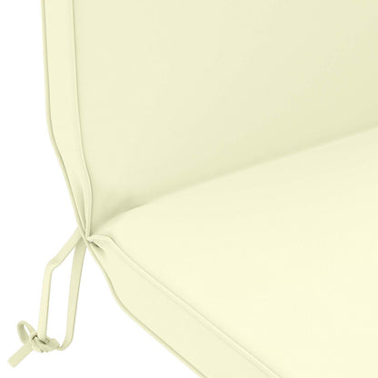Zon Loungerkussen 100% Polyester Crèmekleurig 55 x 124 x 5 cm