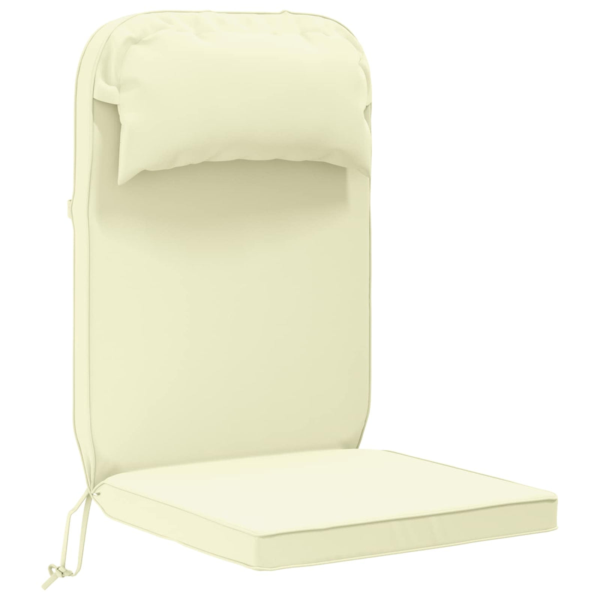 Zon Loungerkussen 100% Polyester Crèmekleurig 55 x 124 x 5 cm
