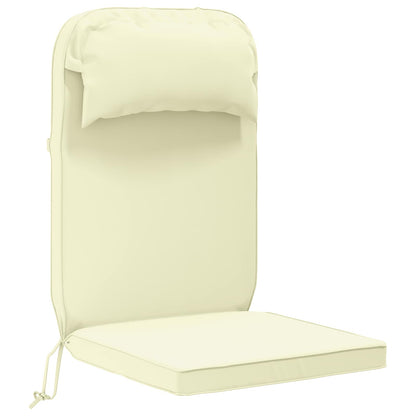 Zon Loungerkussen 100% Polyester Crèmekleurig 55 x 124 x 5 cm