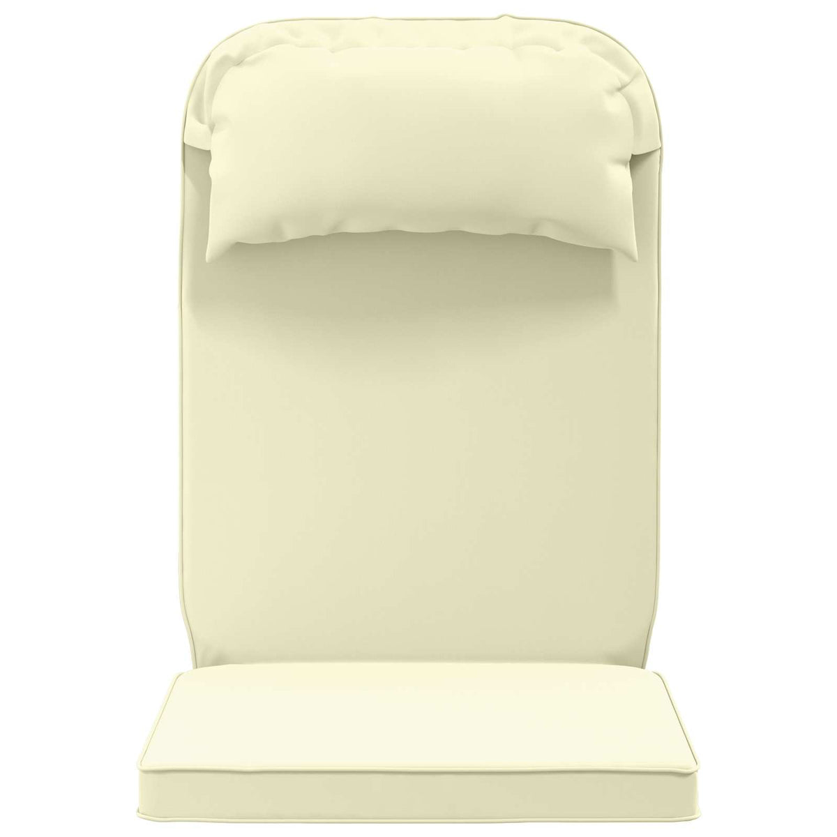 Zon Loungerkussen 100% Polyester Crèmekleurig 55 x 124 x 5 cm