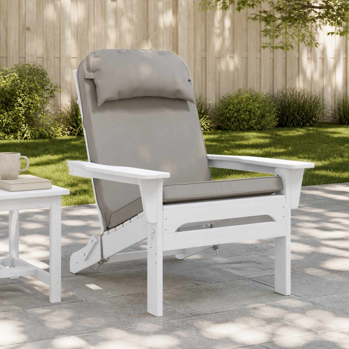 Zon Loungerkussen 100% Polyester Grijs 55 x 124 x 5 cm
