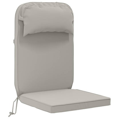 Zon Loungerkussen 100% Polyester Grijs 55 x 124 x 5 cm