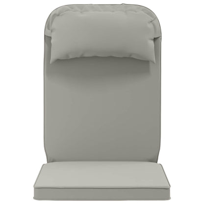 Zon Loungerkussen 100% Polyester Grijs 55 x 124 x 5 cm