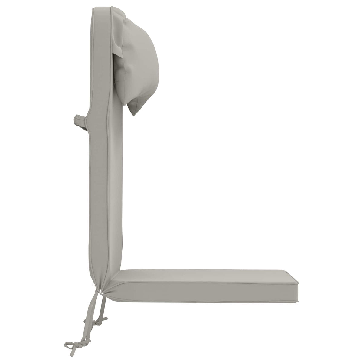 Zon Loungerkussen 100% Polyester Grijs 55 x 124 x 5 cm
