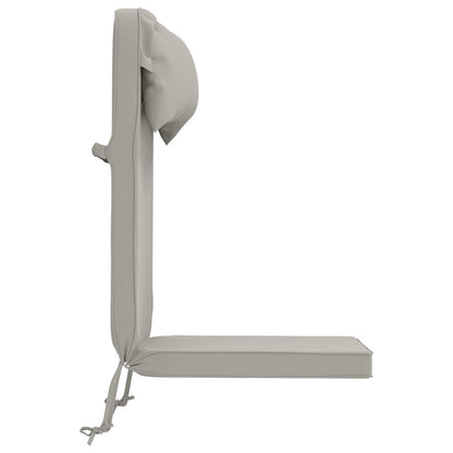 Zon Loungerkussen 100% Polyester Grijs 55 x 124 x 5 cm