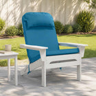 Zon Loungerkussen 100% Polyester Lichtblauw 55 x 124 x 5 cm