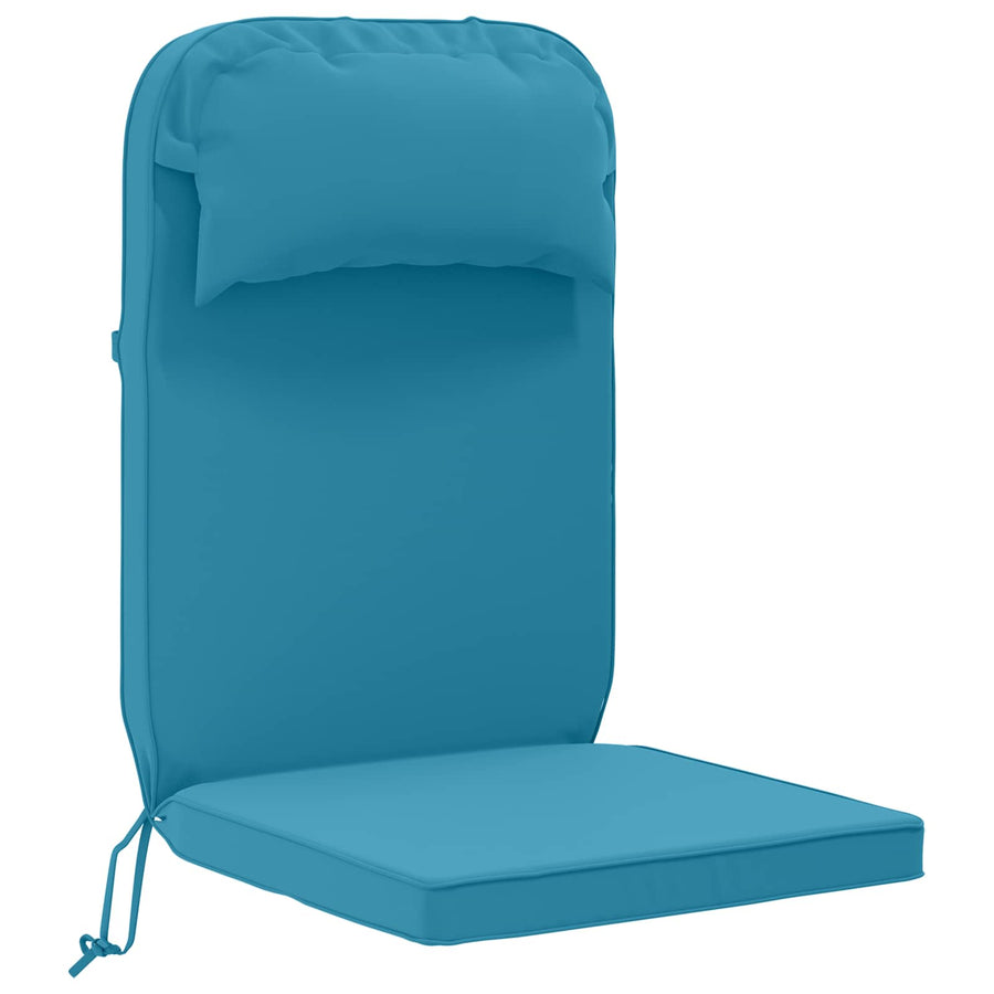 Zon Loungerkussen 100% Polyester Lichtblauw 55 x 124 x 5 cm