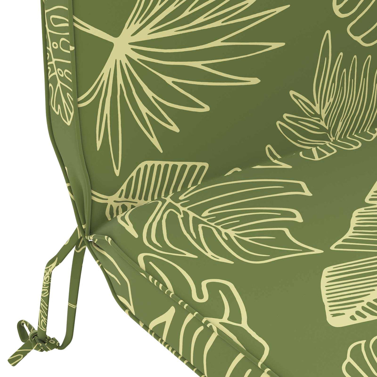 Zon Loungerkussen 100% Polyester Bladontwerp 55 x 124 x 5 cm