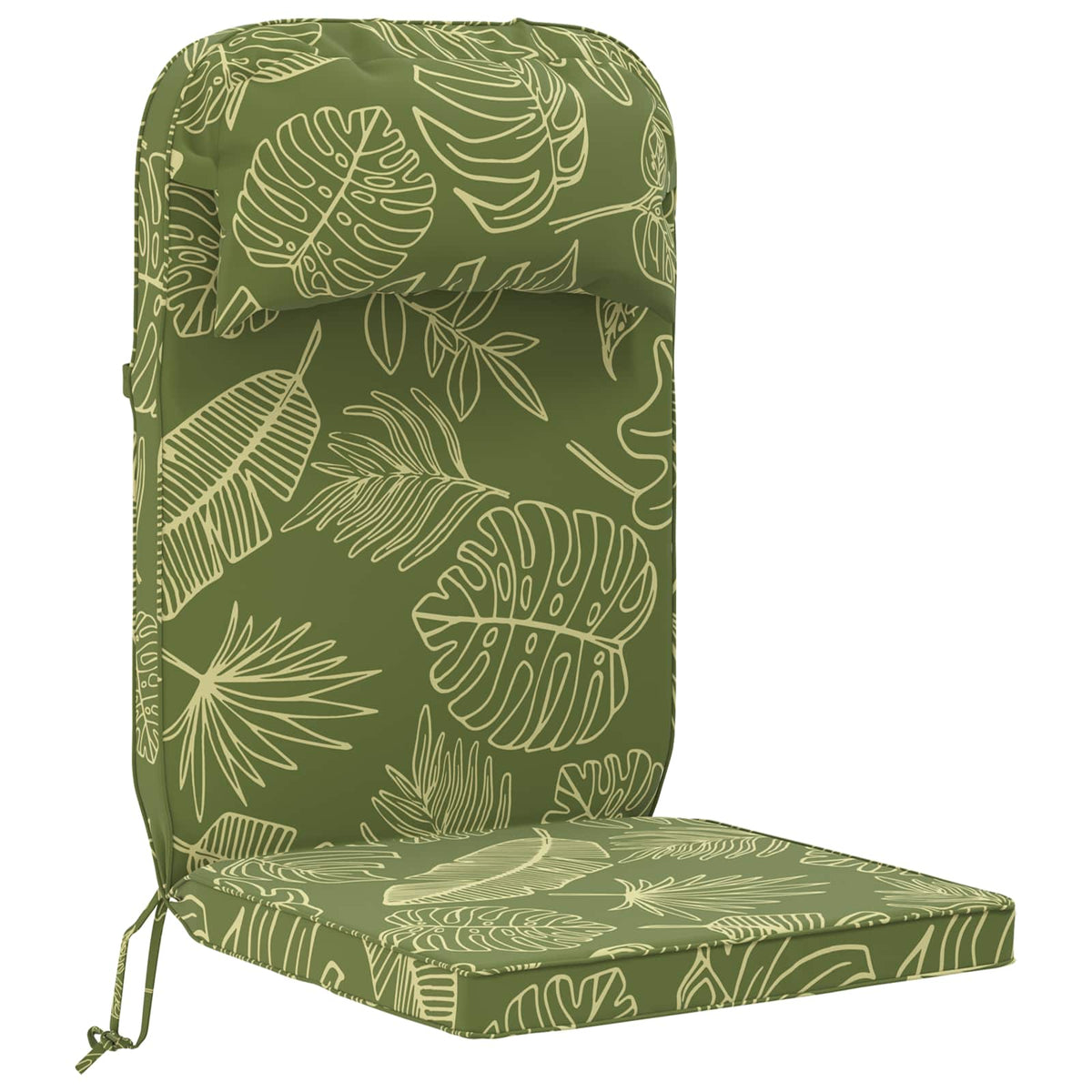 Zon Loungerkussen 100% Polyester Bladontwerp 55 x 124 x 5 cm