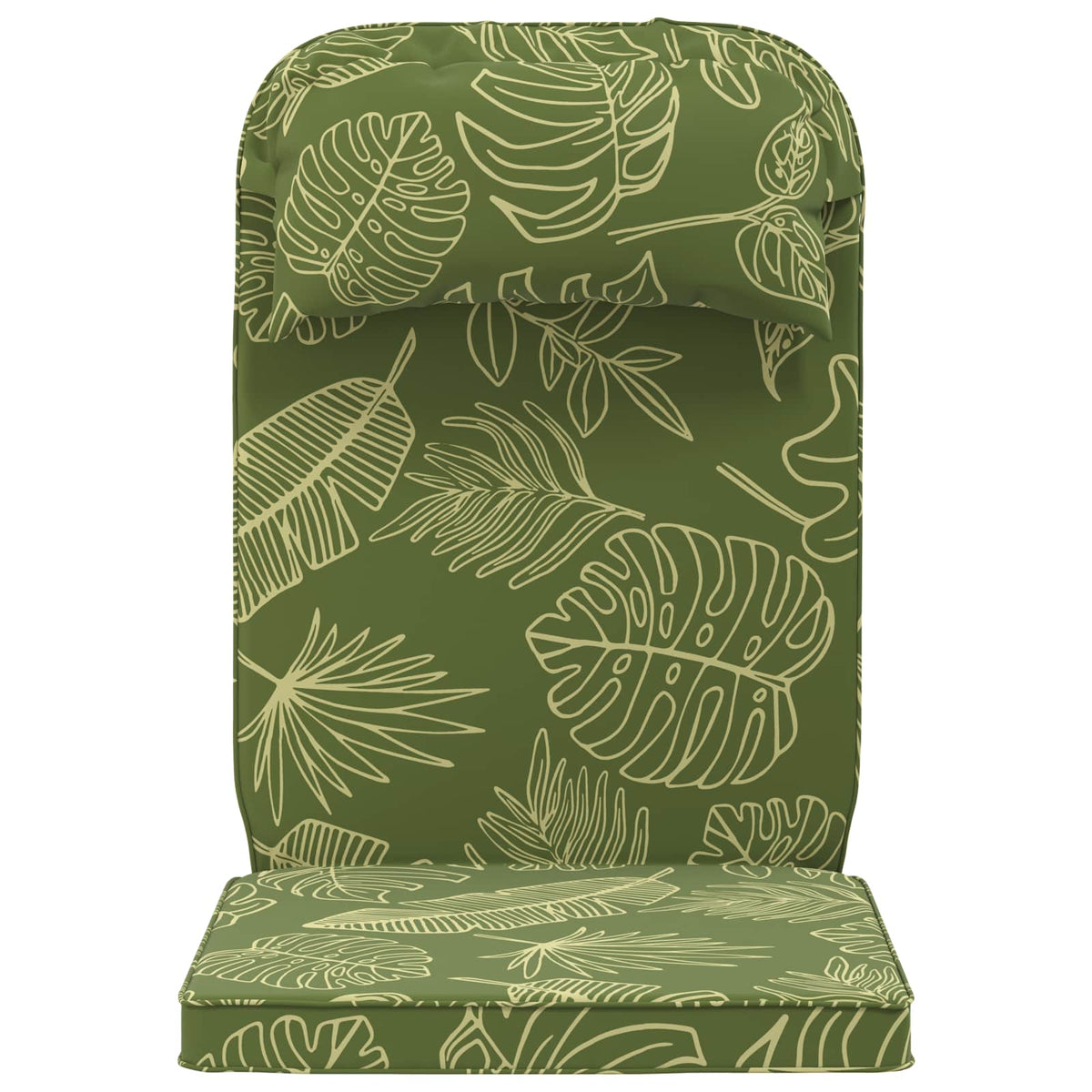 Zon Loungerkussen 100% Polyester Bladontwerp 55 x 124 x 5 cm