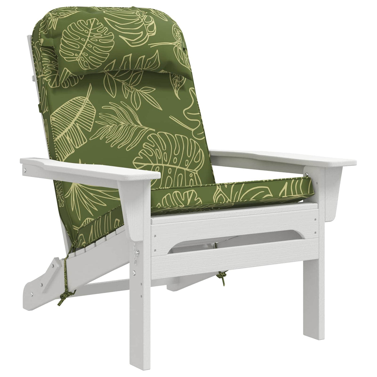 Zon Loungerkussen 100% Polyester Bladontwerp 55 x 124 x 5 cm