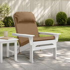 Loungerkussen taupe 55x124x5 cm