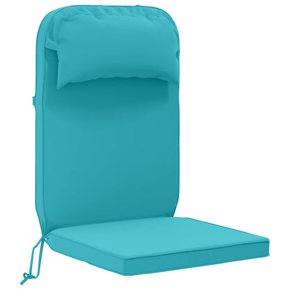 Zon Loungerkussen 100% Polyester Turquoise 55 x 124 x 5 cm