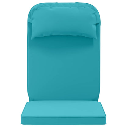 Zon Loungerkussen 100% Polyester Turquoise 55 x 124 x 5 cm