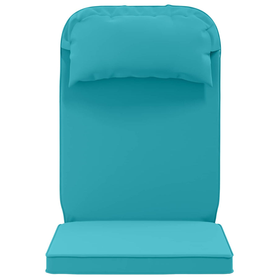 Zon Loungerkussen 100% Polyester Turquoise 55 x 124 x 5 cm