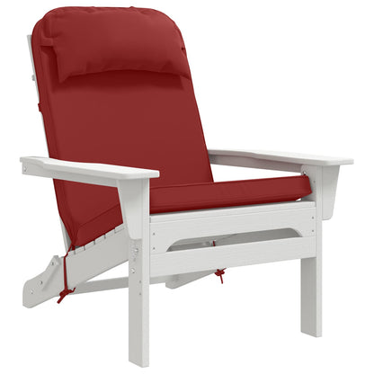 Zon Loungerkussen 100% Polyester Wijnrood 55 x 124 x 5 cm