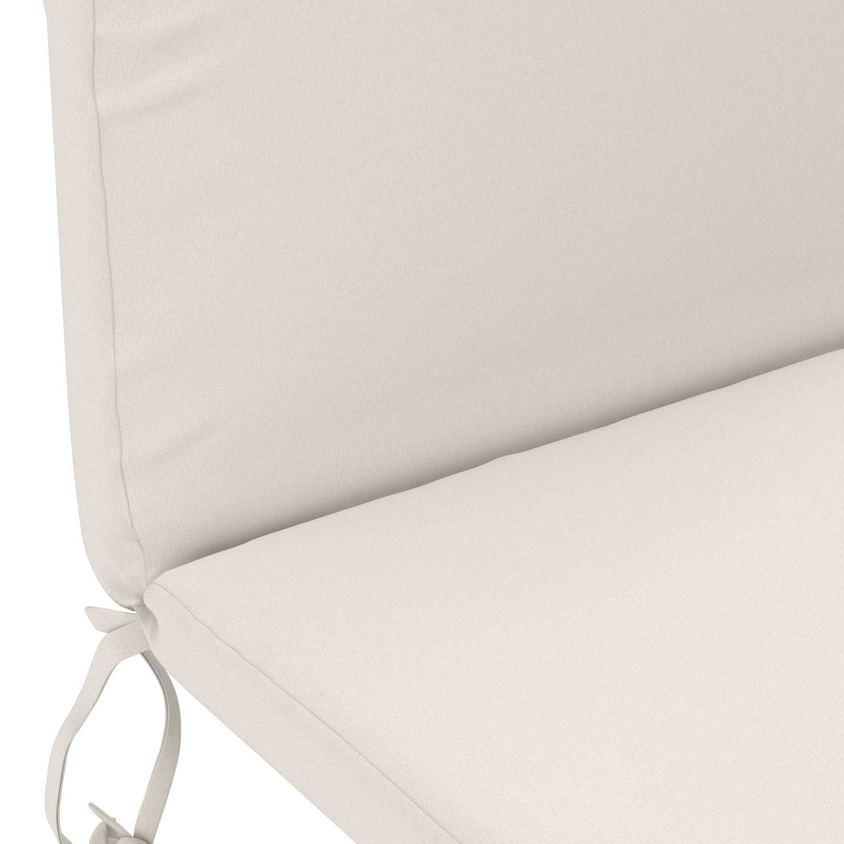 Zon Loungerkussen GEMERT 100% Polyester Wit 47 x 131 x 5 cm