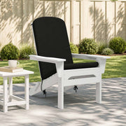 Loungerkussen 47x131x5 cm zwart