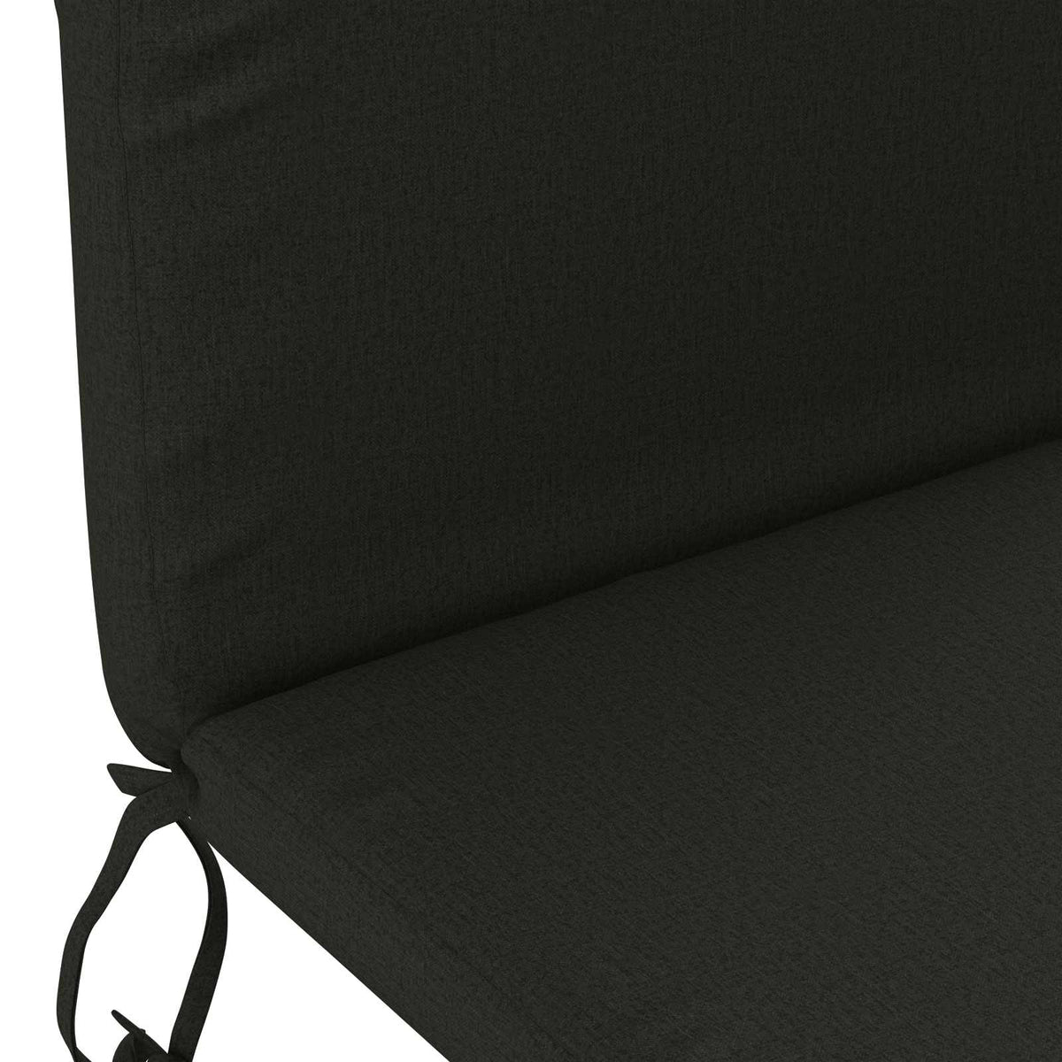 Zon Loungerkussen GEMERT 100% Polyester Zwart 47 x 131 x 5 cm