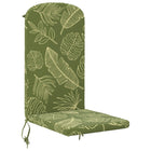 Loungerkussen GEMERT 100% polyester bladprint groen