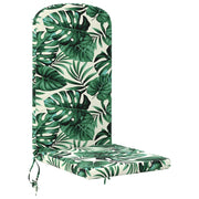 Loungerkussen bladpatroon groen 100% polyester