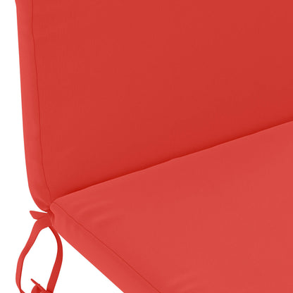 Zon Loungerkussen GEMERT 100% Polyester Rood 47 x 131 x 5 cm