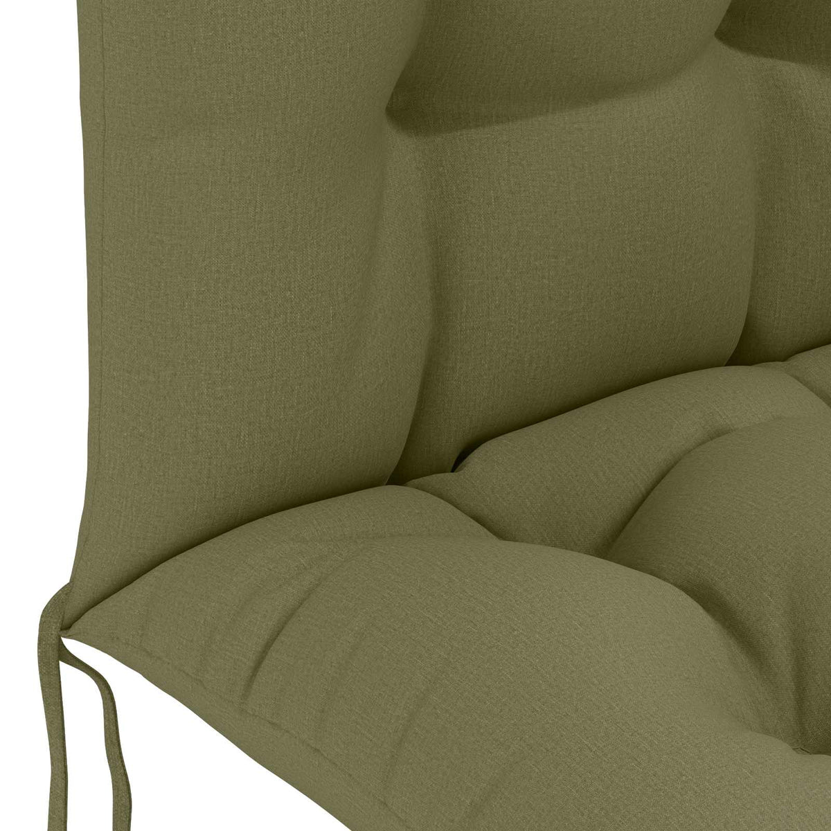 Zon Loungerkussen PUTTEN 100% Polyester Olijfgroen