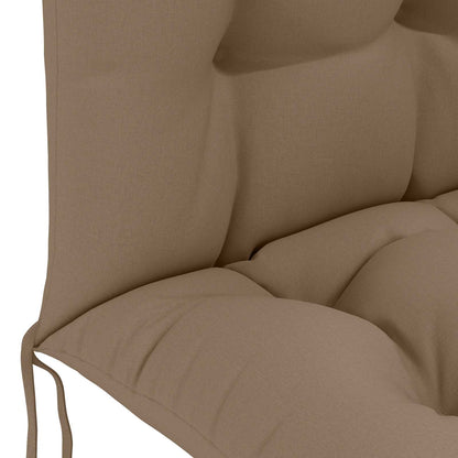 Zon Loungerkussen PUTTEN 100% Polyester Taupe 48 x 112 x 10 cm