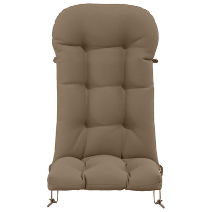 Zon Loungerkussen PUTTEN 100% Polyester Taupe 48 x 112 x 10 cm