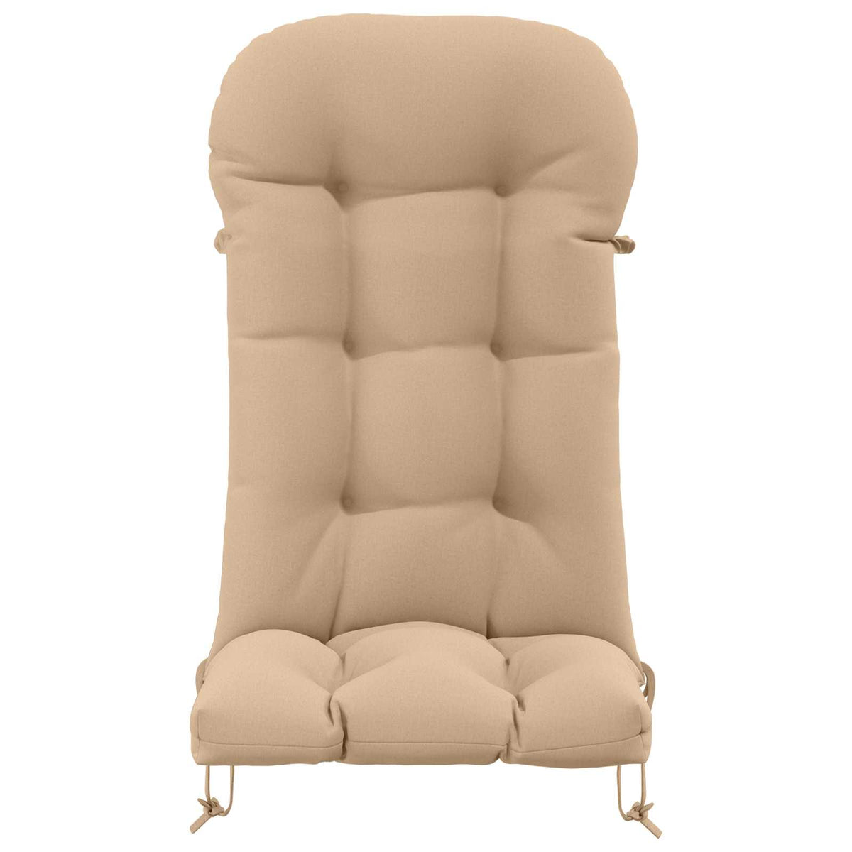 Zon Loungerkussen PUTTEN 100% Polyester Zand 48 x 112 x 10 cm