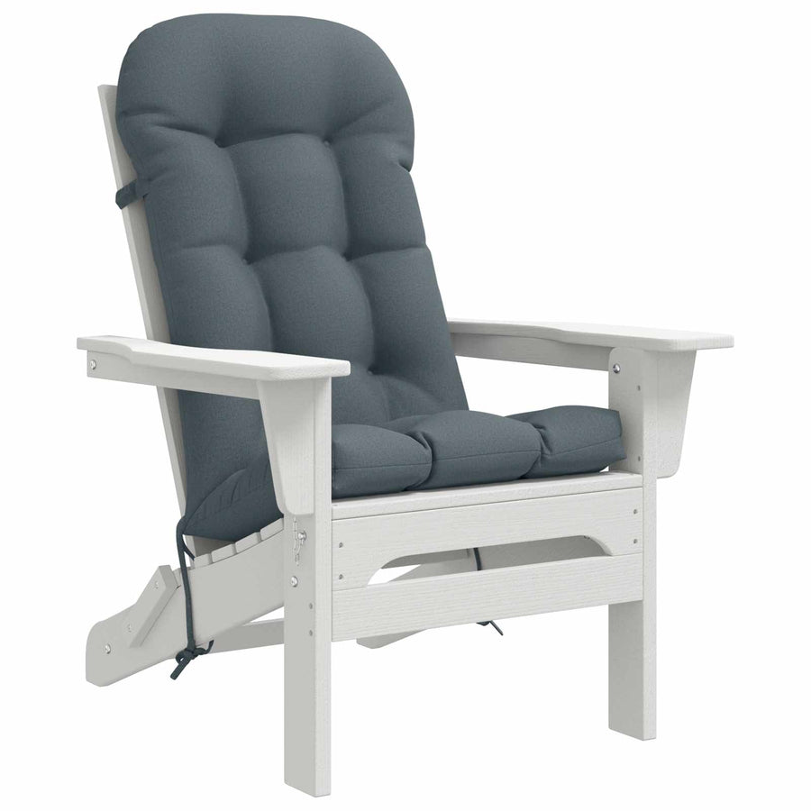 Zon Loungerkussen PUTTEN 100% Polyester Blauw 48 x 112 x 10 cm