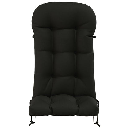 Zon Loungerkussen PUTTEN 100% Polyester Zwart 48 x 112 x 10 cm