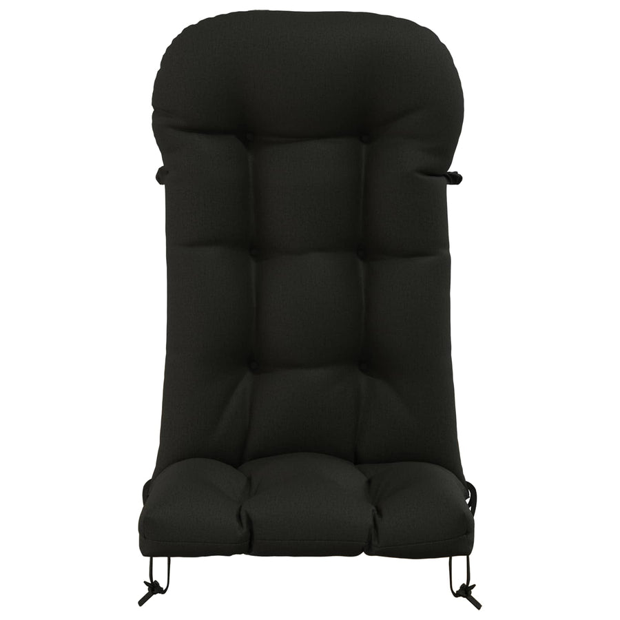 Zon Loungerkussen PUTTEN 100% Polyester Zwart 48 x 112 x 10 cm