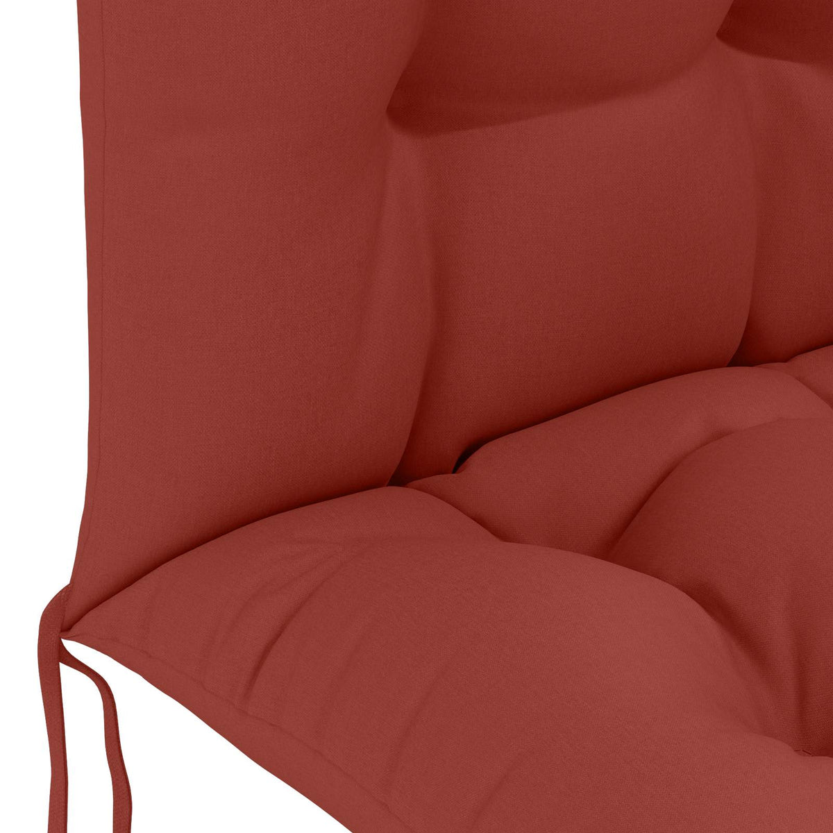 Zon Loungerkussen PUTTEN 100% Polyester Rood 48 x 112 x 10 cm