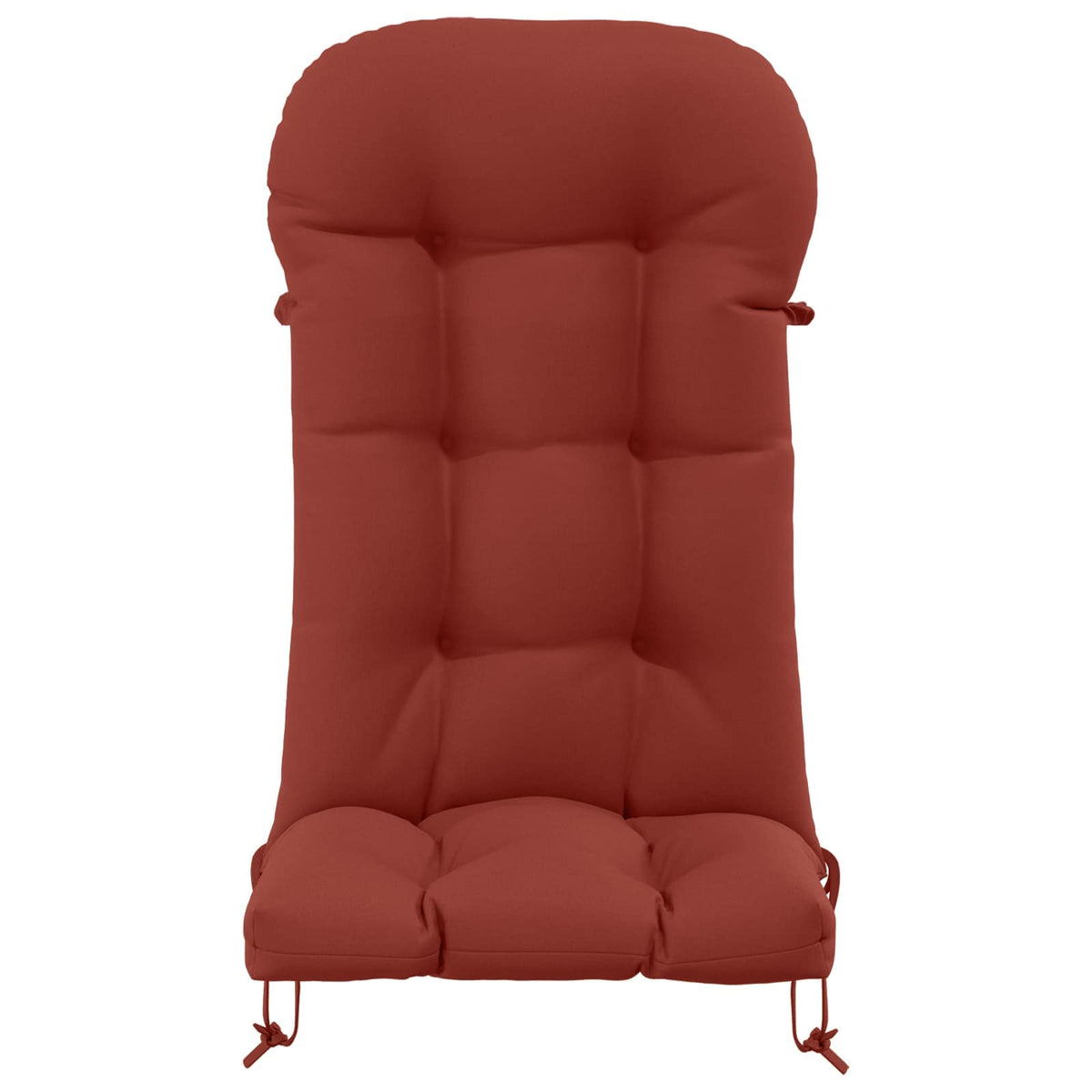Zon Loungerkussen PUTTEN 100% Polyester Rood 48 x 112 x 10 cm
