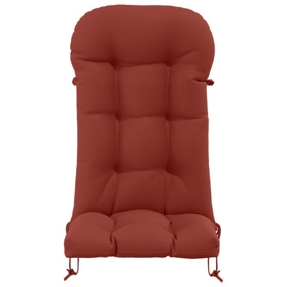 Zon Loungerkussen PUTTEN 100% Polyester Rood 48 x 112 x 10 cm