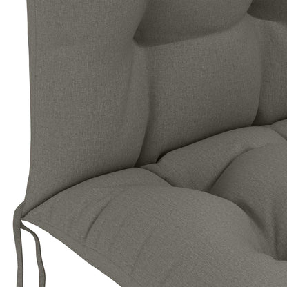 Zon Loungerkussen PUTTEN 100% Polyester Grijs 48 x 112 x 10 cm