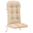 Loungerkussen ligstoel 48x112x10 cm crèmekleurig