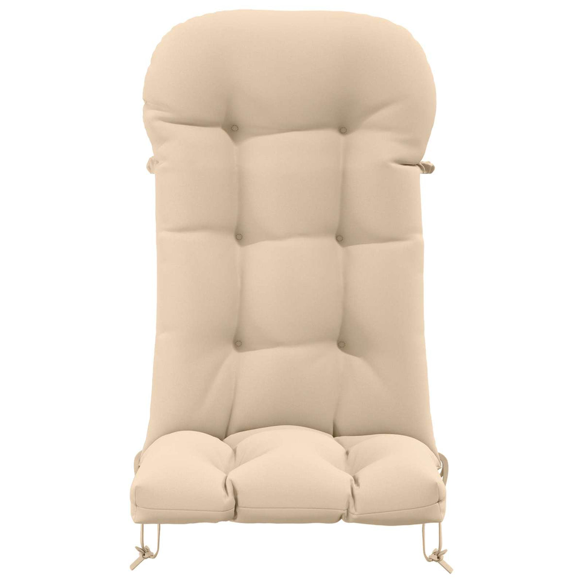 Zon Loungerkussen PUTTEN 100% Polyester Crèmekleurig