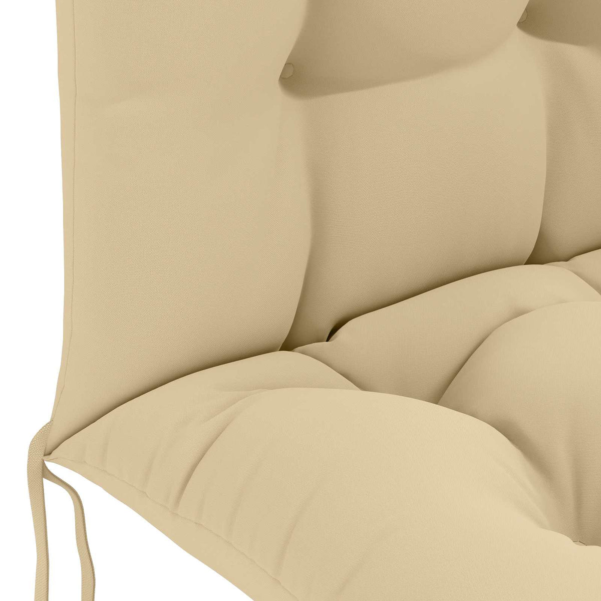 Zon Loungerkussen PUTTEN 100% Polyester Beige 48 x 112 x 10 cm