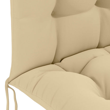 Zon Loungerkussen PUTTEN 100% Polyester Beige 48 x 112 x 10 cm