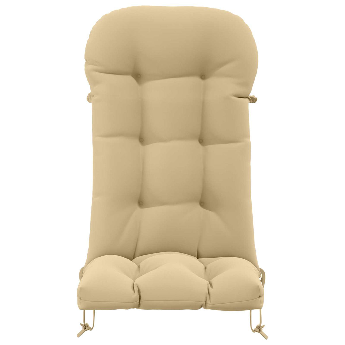 Zon Loungerkussen PUTTEN 100% Polyester Beige 48 x 112 x 10 cm