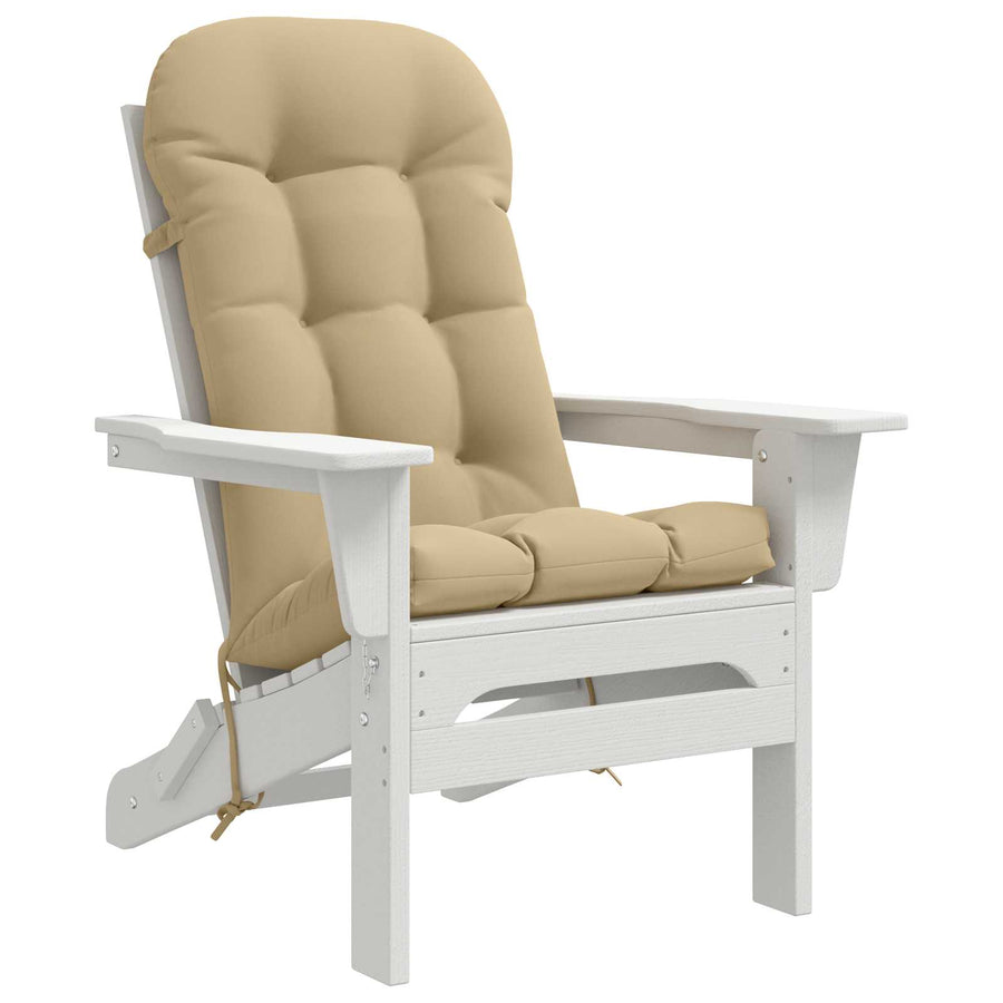 Zon Loungerkussen PUTTEN 100% Polyester Beige 48 x 112 x 10 cm