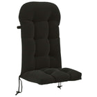 Loungerkussen zwart 48x112x10 cm polyester