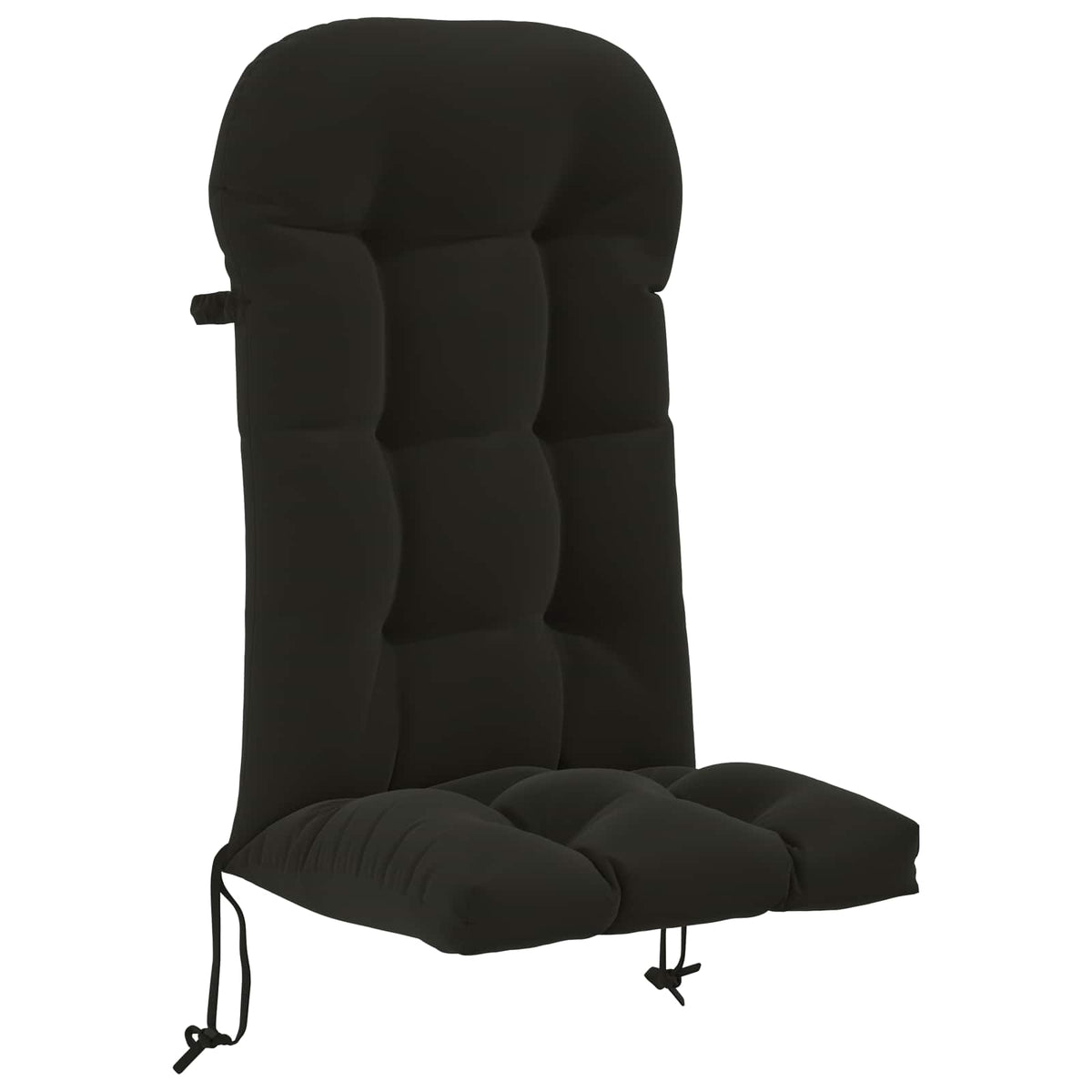 Zon Loungerkussen PUTTEN 100% Polyester Zwart 48 x 112 x 10 cm