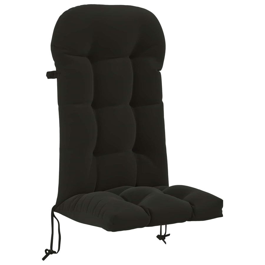 Zon Loungerkussen PUTTEN 100% Polyester Zwart 48 x 112 x 10 cm