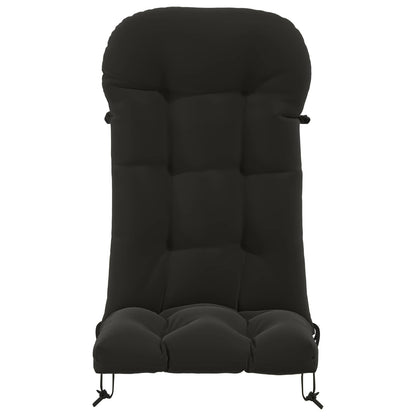 Zon Loungerkussen PUTTEN 100% Polyester Zwart 48 x 112 x 10 cm