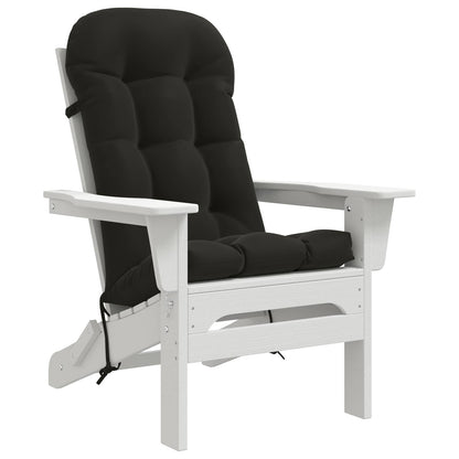 Zon Loungerkussen PUTTEN 100% Polyester Zwart 48 x 112 x 10 cm