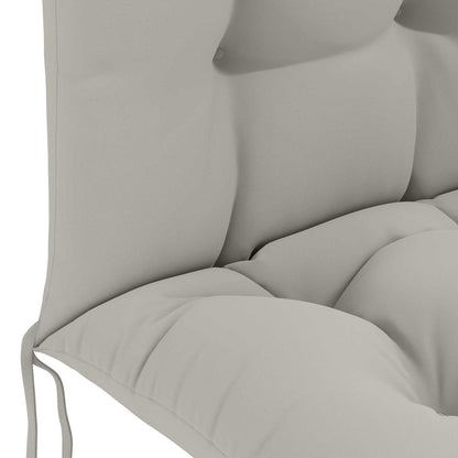 Zon Loungerkussen PUTTEN 100% Polyester Grijs 48 x 112 x 10 cm