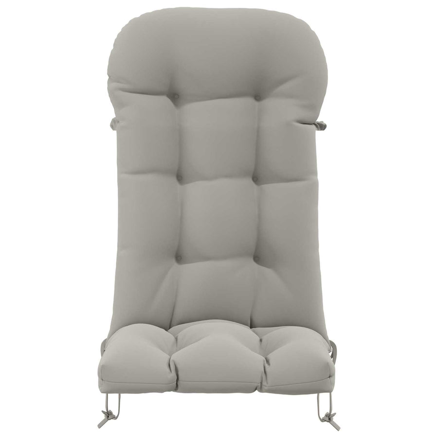 Zon Loungerkussen PUTTEN 100% Polyester Grijs 48 x 112 x 10 cm